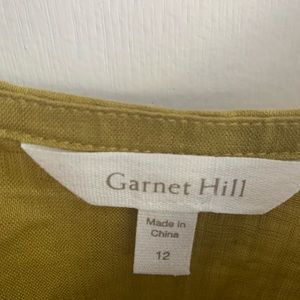 Garnet Hill linen cami size 12